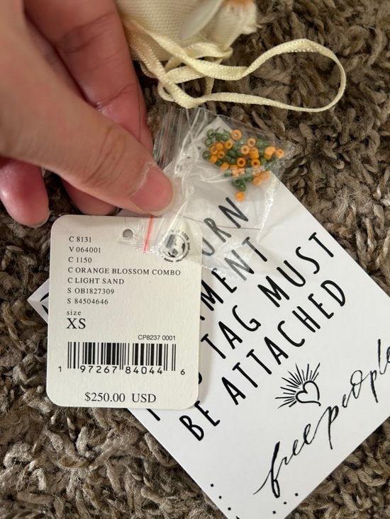 Free People Embroidered Holding On Convertible Maxi Halter Dress XS - Picture 7 of 7